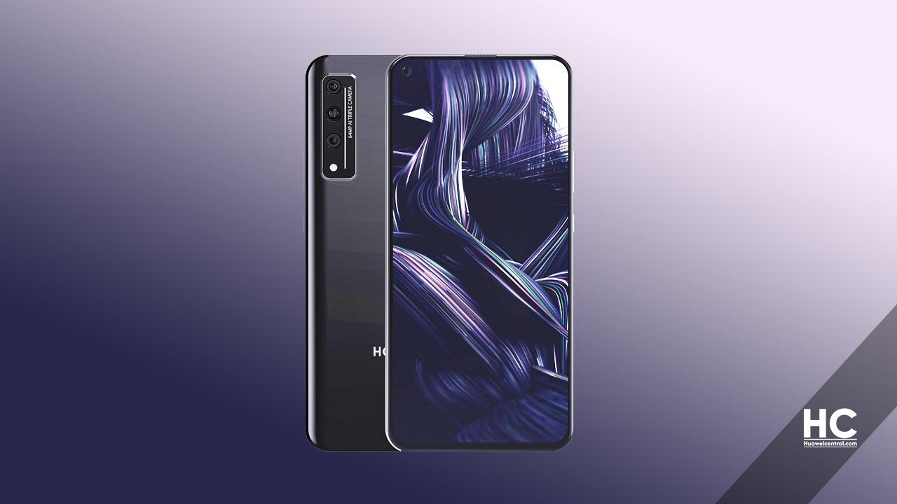 honor-10x-pro-render-leak-shows-hole-punch-display-64mp-triple-camera