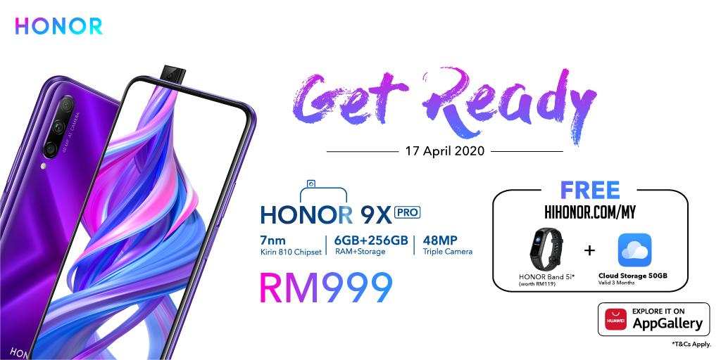 Honor 9x price in malaysia