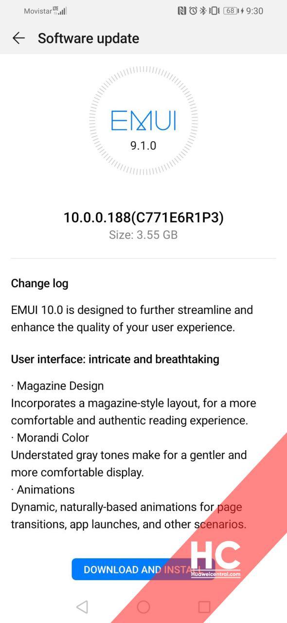 Huawei P Smart 2019 EMUI 10