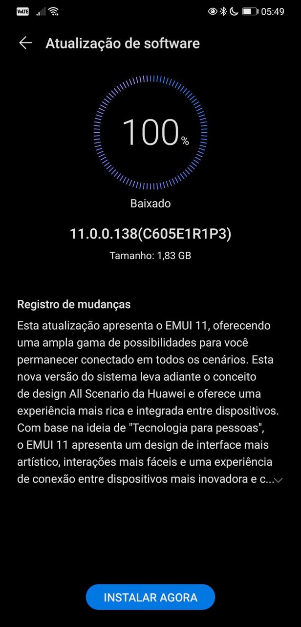 Huawei Mate 20 EMUI 11 Brazil