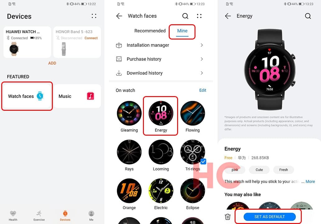 letal sesión Para editar Huawei Watch GT 2, GT 2e, GT 2 Pro: How to change, delete and add new Watch  Faces - Huawei Central