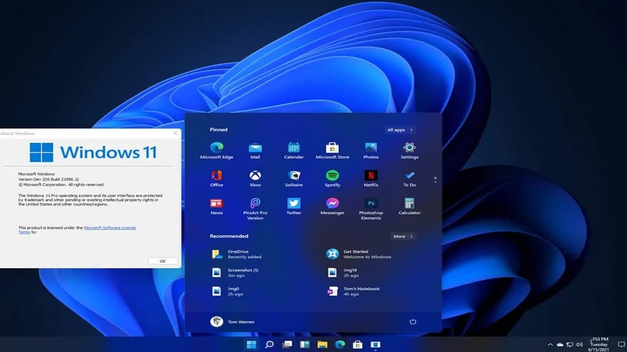 Windows 11: New UI, Start Menu, color scheme, wallpaper ...
