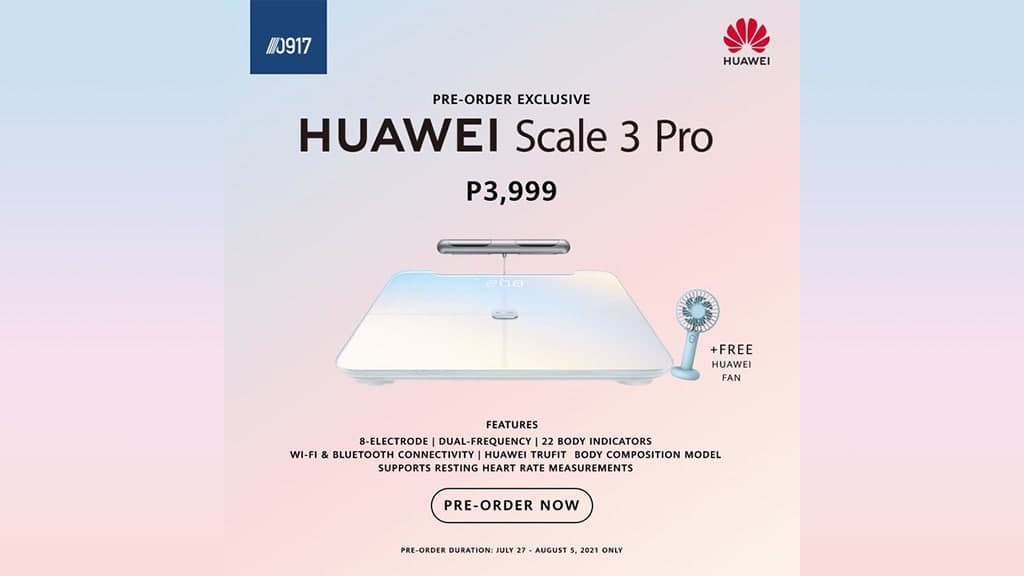 Huawei Body Scale 3 Pro Pre-order