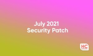 July 2021 EMUI security patch
