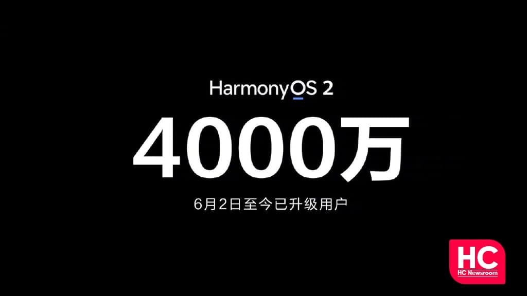 HarmonyOS 2 40 million installations