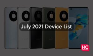 July 2021 device list