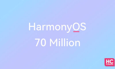 harmonyos 70 million installation
