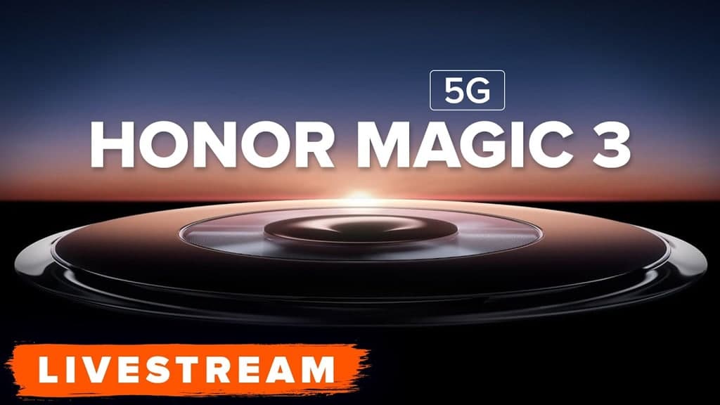 Honor Magic 3 live stream