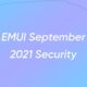 EMUI september 2021 security