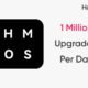 HarmonyOS 1 million upgrades a day