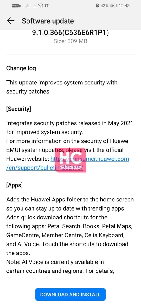 Huawei y9 2019 news apps update