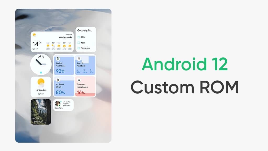 Android 12 Custom ROM