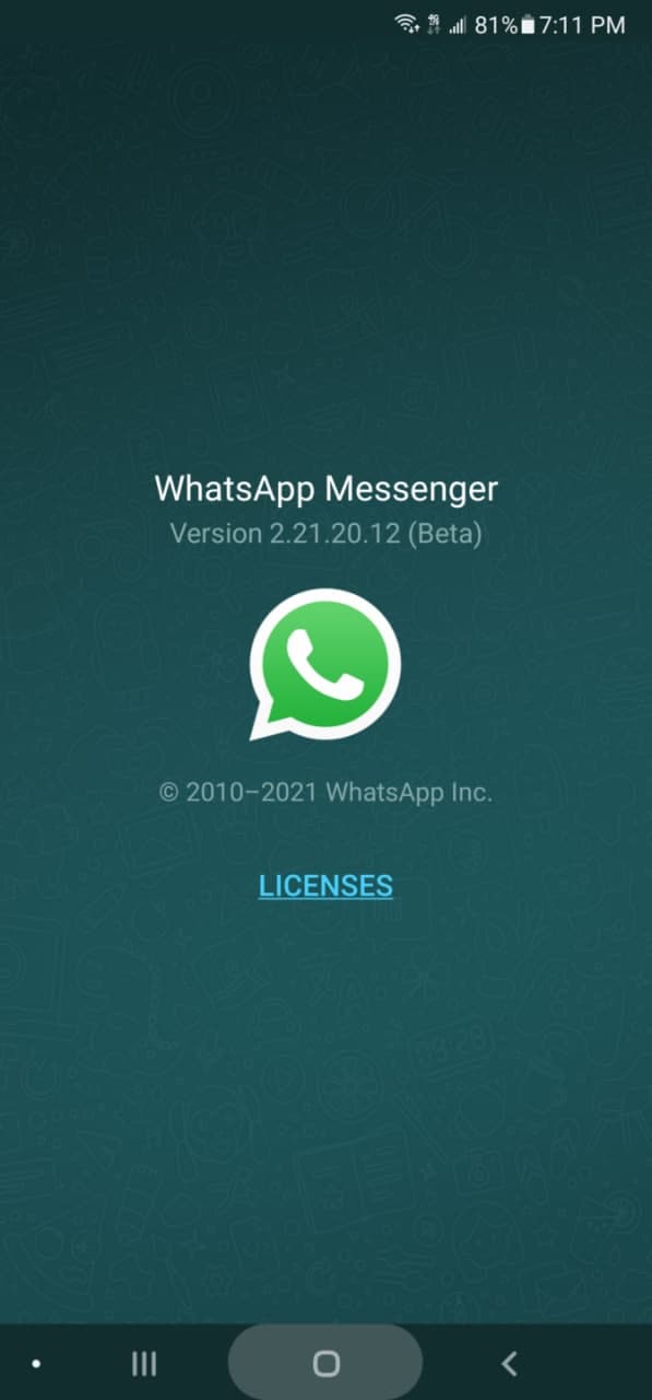 WhatsApp Beta Label,