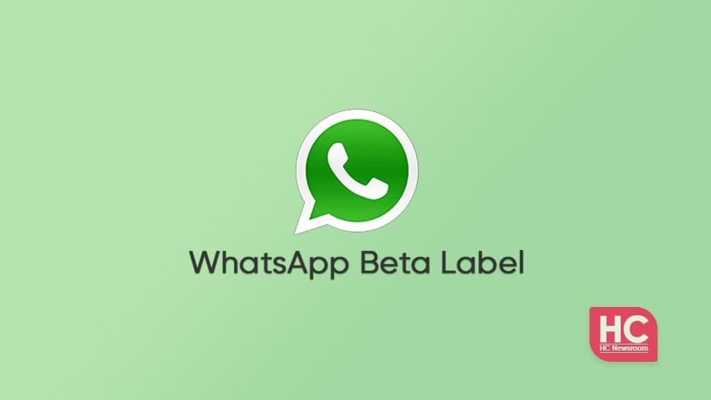 WhatsApp Beta Label