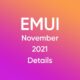 Huawei EMUI November 2021 update