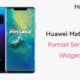 Huawei Mate 20 Pro portrait camera widget