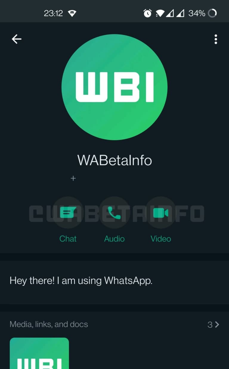  WhatsApp new contact info