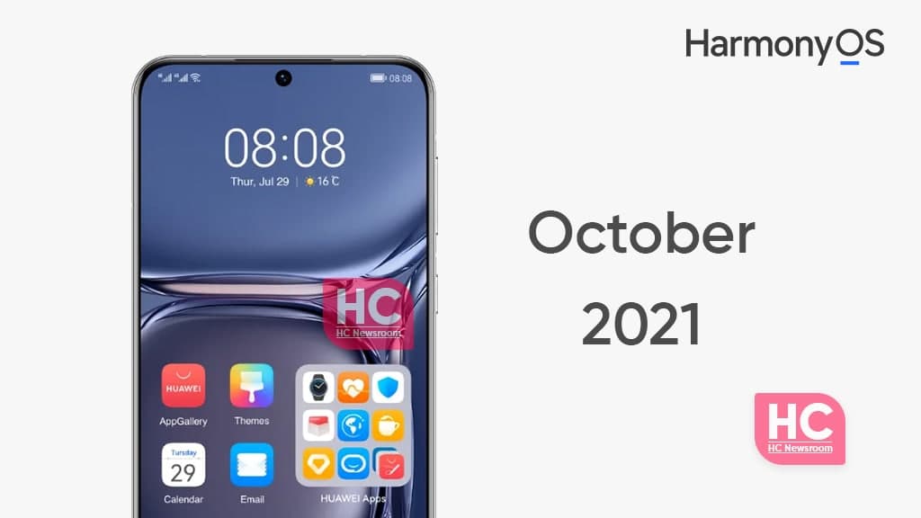 October 2021 HarmonyOS phones