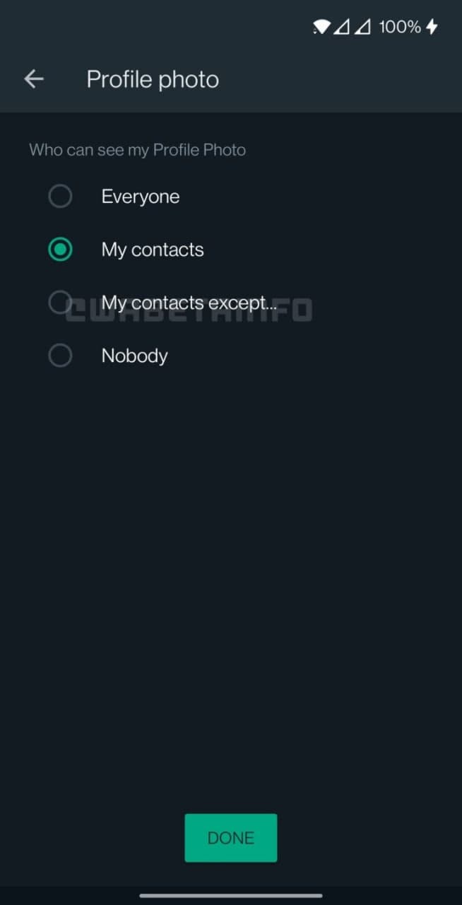 WhatsApp is working on &#39;My contacts except&#39; profile picture privacy feature  - Huawei Central