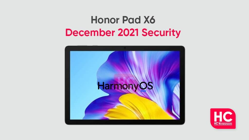 Honor Pad X6 December update