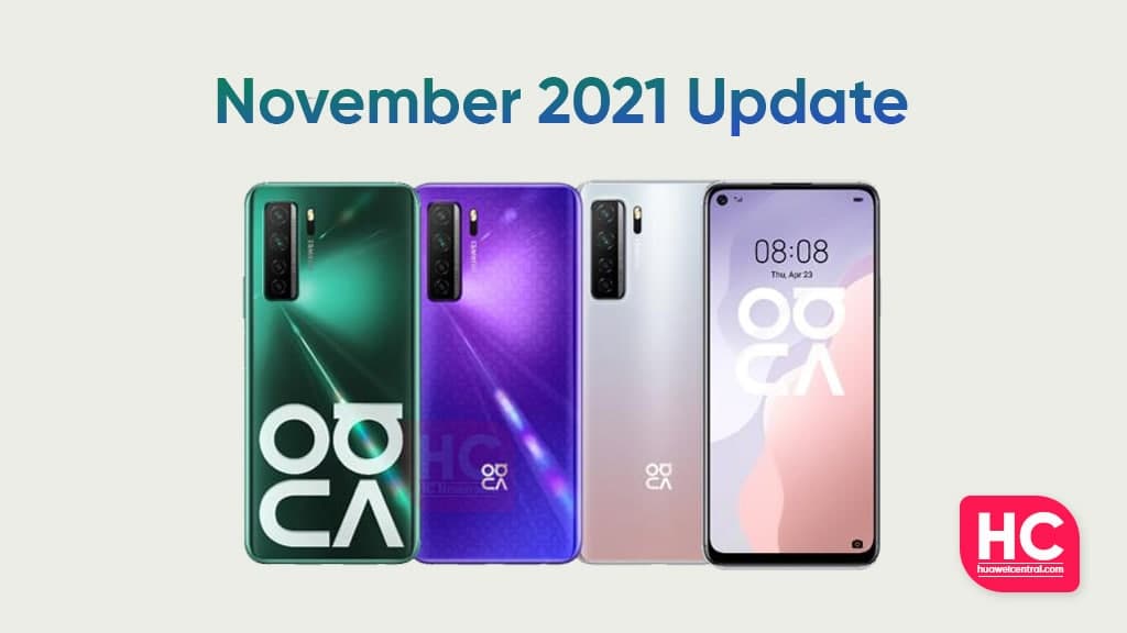 Huawei Nova 7 SE 5G November update