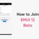 Join EMUI 12 beta