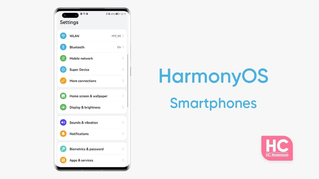 HarmonyOS smartphones