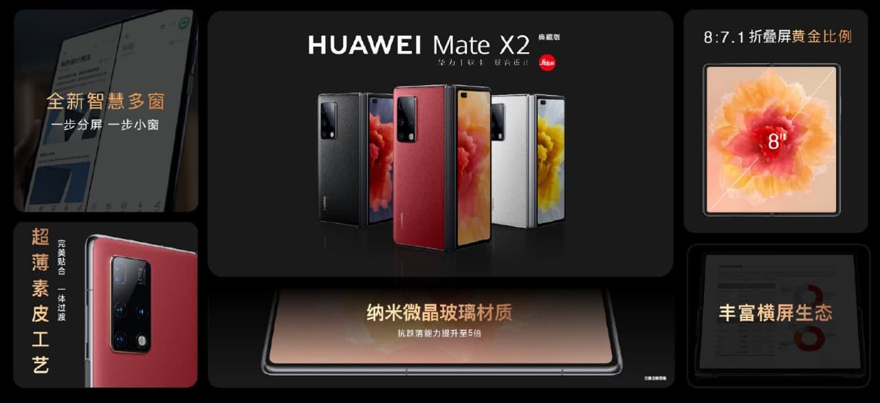 Huawei foldable phone Mate X2
