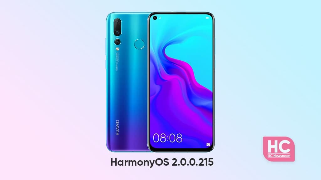 Huawei Nova 4 HarmonyOS 2.0.0.215 update