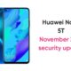 Huawei nova 5T November 2021 update