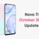 Huawei nova 7i october 2021 update