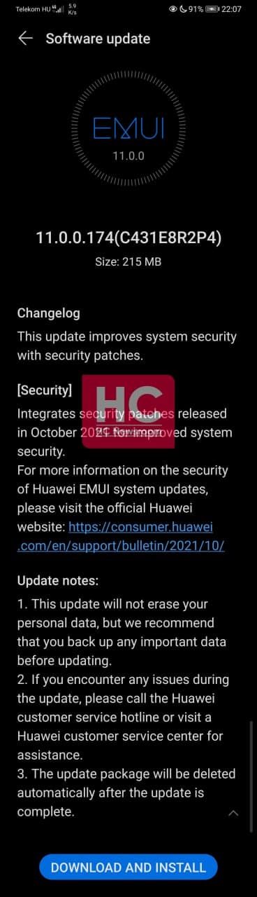 Huawei P30 pro October expanding