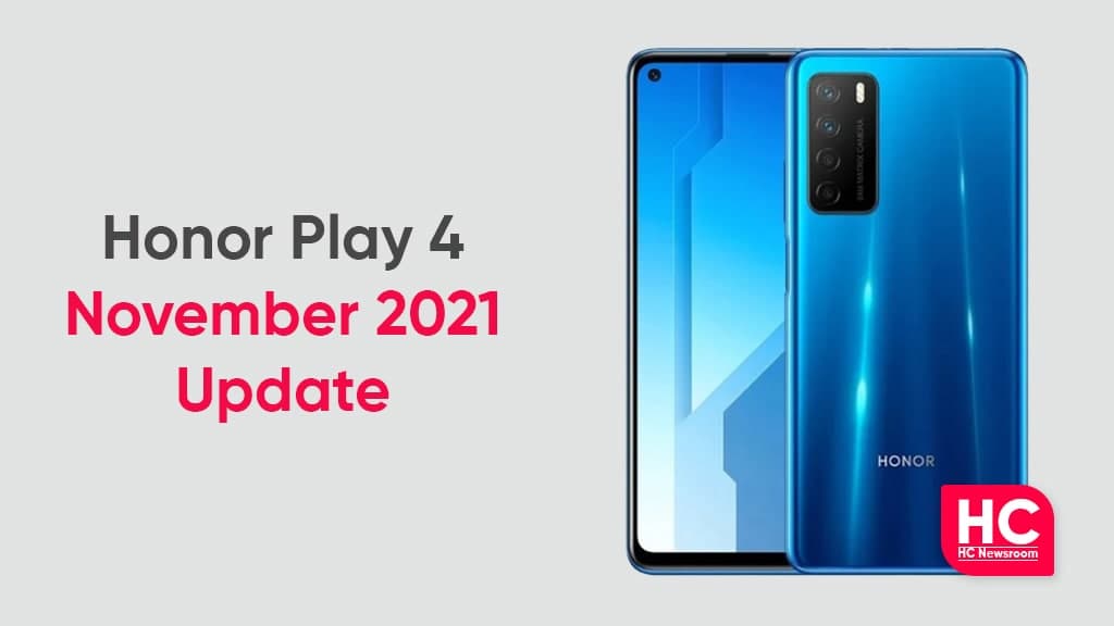 Honor Play 4 November 2021 update