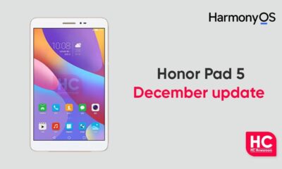 Honor Pad 5 December 2021 update