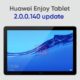 Huawei Enjoy Tablet 2.0.0.140 update