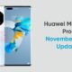 Huawei Mate 40 November 2021 update