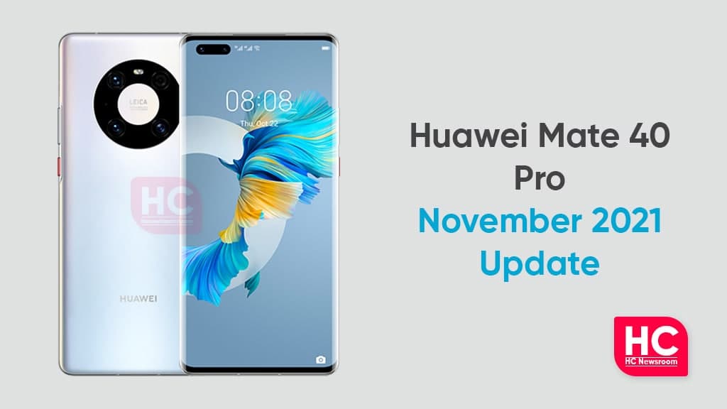 Huawei Mate 40 November 2021 update