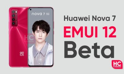 Huawei Nova 7 EMUI 12 beta