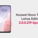 Nova 7 lohas 2.0.0.219 update