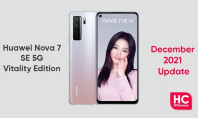 Huawei Nova 7 SE December 2021 update