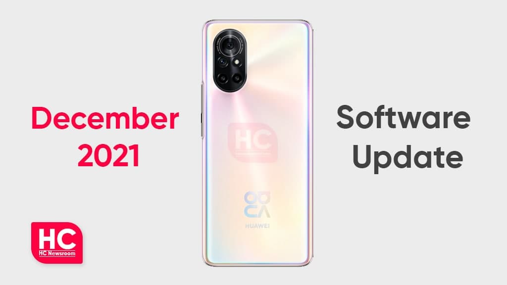 Huawei Nova 8 December update