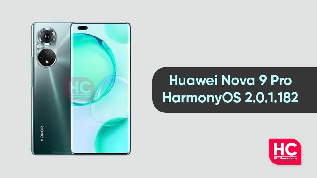 Huawei Nova 9 2.0.1.182 update