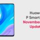 Huawei P Smart Pro November update