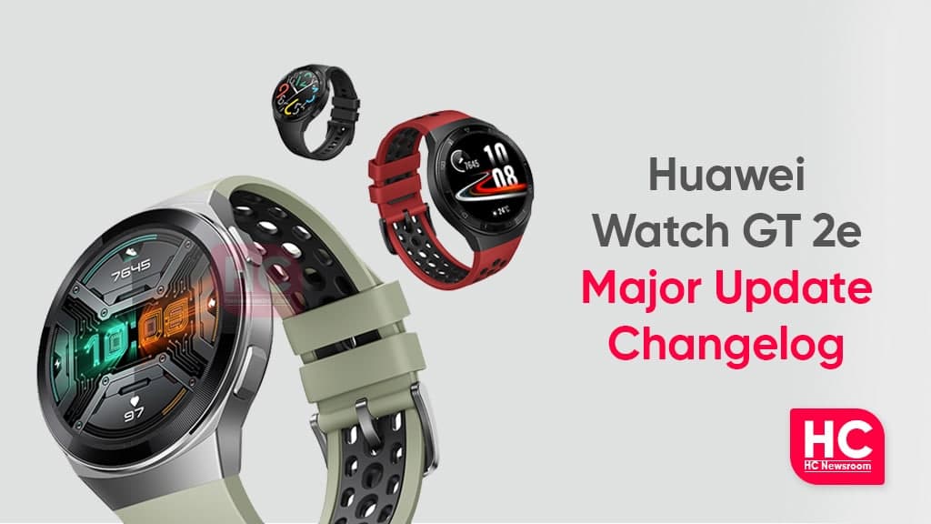 Huawei Watch GT 2e major update