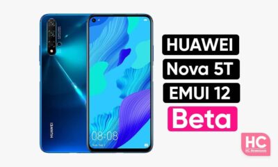 Huawei nova 5T emui 12 beta