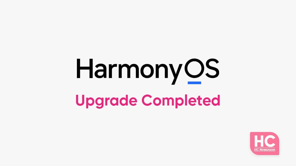 HarmonyOS rollout completed