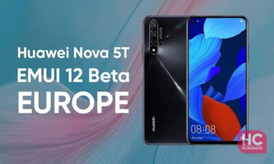 Huawei Nova 5T emui 12 beta europe