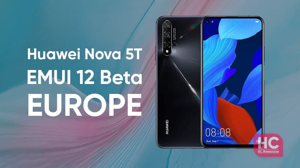 Huawei Nova 5T emui 12 beta europe