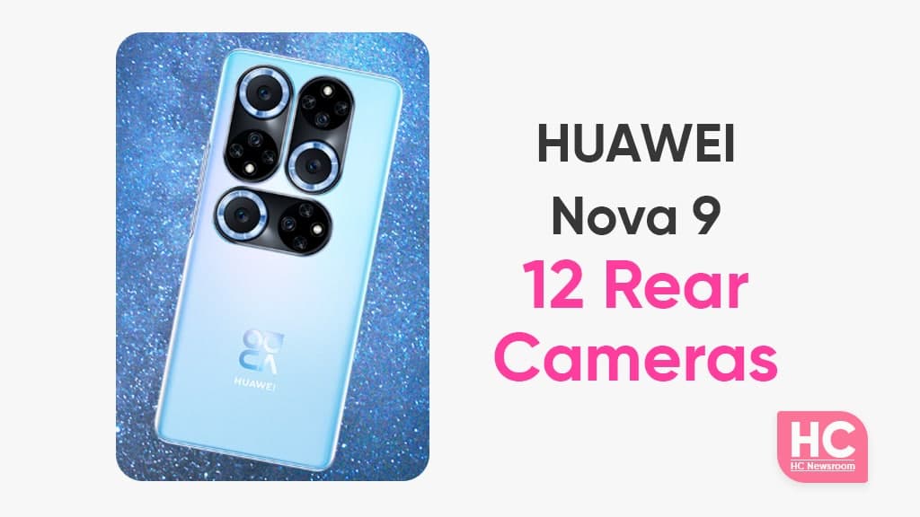 Huawei Nova 9 12 rear cameras