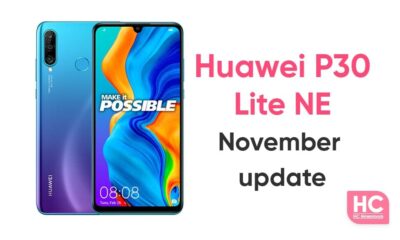 Huawei P30 lite New Edition November 2021 update